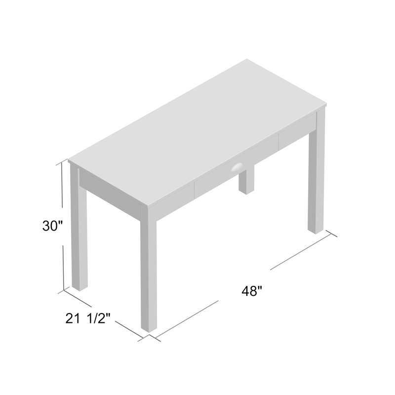 Grain Wood Furniture Montauk 48'' Desk & Reviews Wayfair
